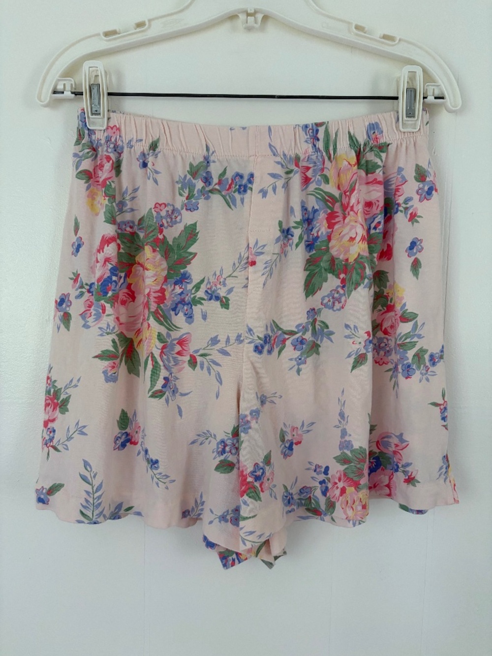 Pink Floral Vintage VICTORIA SECRET Sleep Shorts M/L